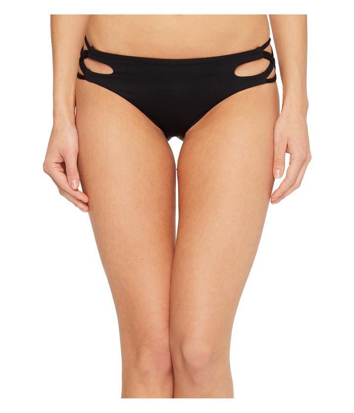 Isabella Rose Paradise Maui Bikini Bottom (black) Women's Swimwear