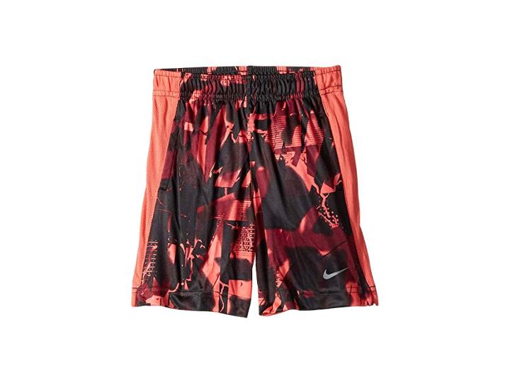Nike Kids Dri-fit All Over Print Legacy Shorts (toddler) (bright Crimson) Boy's Shorts