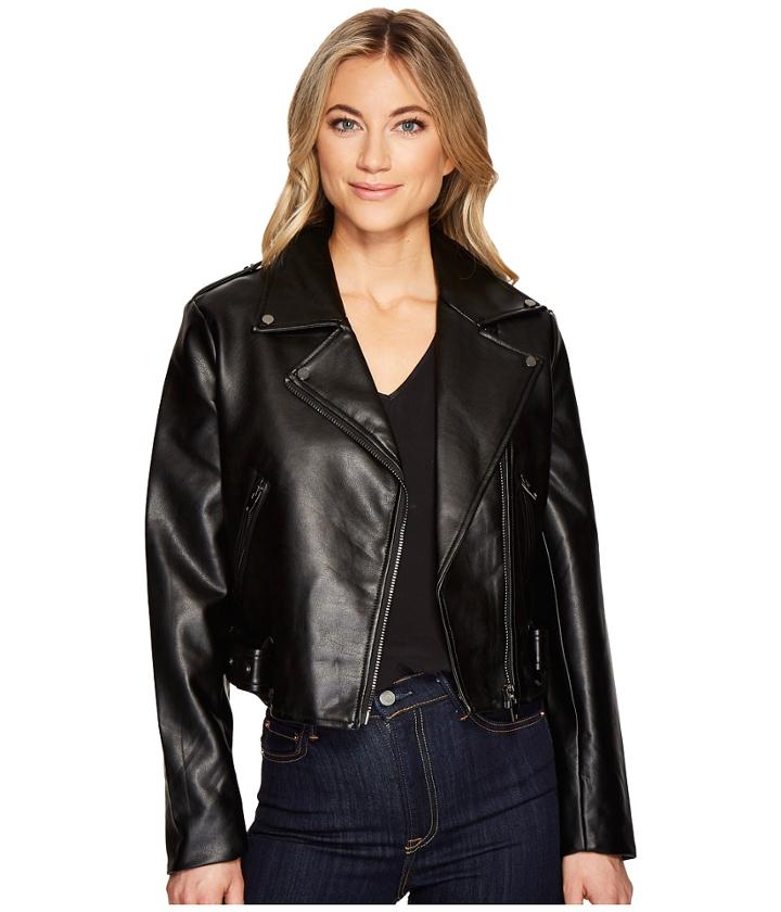 Catherine Catherine Malandrino Moto Jacket (black Beauty) Women's Coat