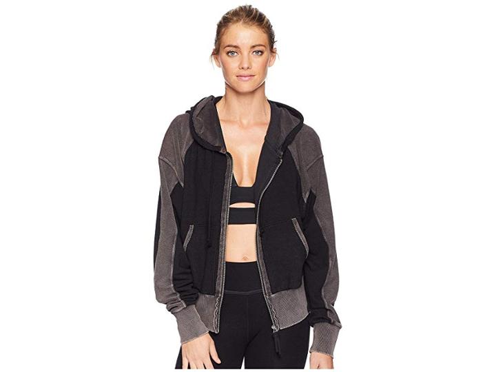 Free People Movement Shadowboxer Hoodie (carbon) Women's Sweatshirt