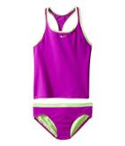 Nike Kids Core Solid Racerback Tankini (big Kids) (vivid Purple) Girl's Swimwear