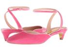 Rupert Sanderson Cornelia (rose Quartz Velvet) Women's 1-2 Inch Heel Shoes