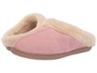 Minnetonka Pile Lined Scuff (pink) Women's Shoes
