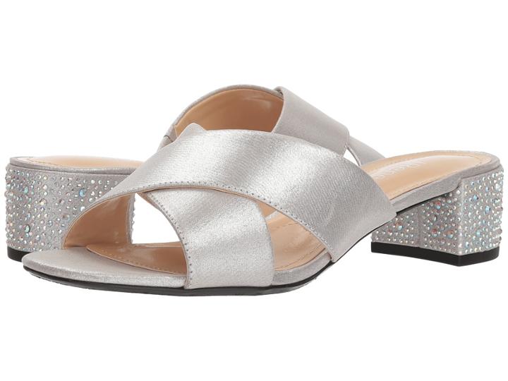 J. Renee Cindee (silver Satin) High Heels