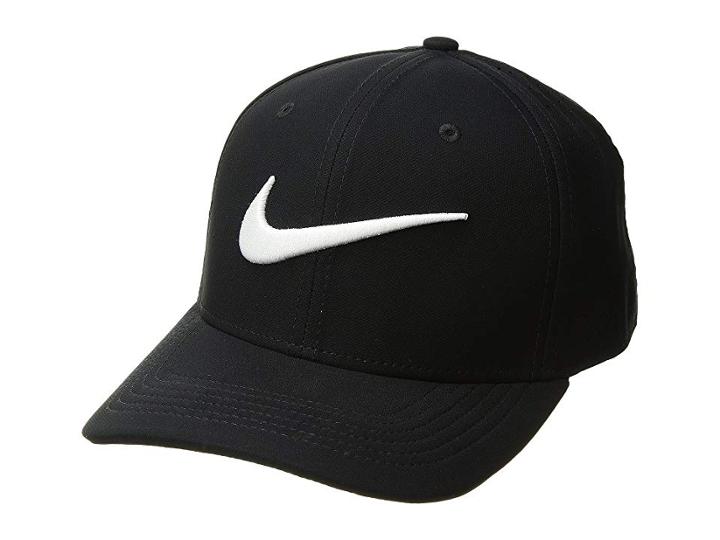 Nike Train Vapor Swooshflex Hat (black/black/black/white) Caps