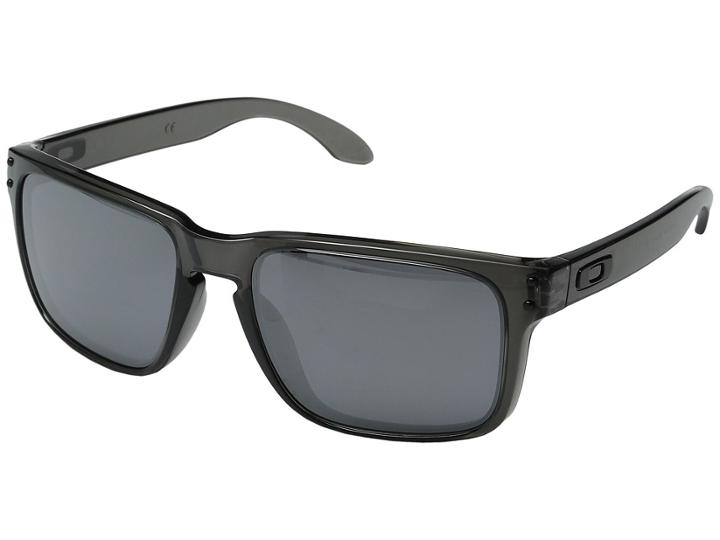 Oakley Holbrook (grey Smoke W/ Black Iridium) Sport Sunglasses