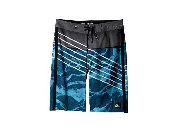 Quiksilver Kids Highline Lava Slash Boardshorts (big Kids) (real Teal) Boy's Swimwear