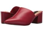 Steven Simone (red Leather) Women's Clog/mule Shoes