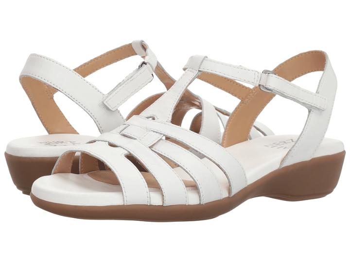 Naturalizer Nanci (white Leather) Women's Sandals