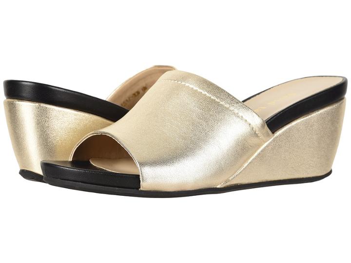David Tate Mint (platinum Lamb) Women's Wedge Shoes
