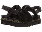 Dr. Martens Yelena Fluffy (black Embossed Toby/black Hydro Leather) Women's Sandals