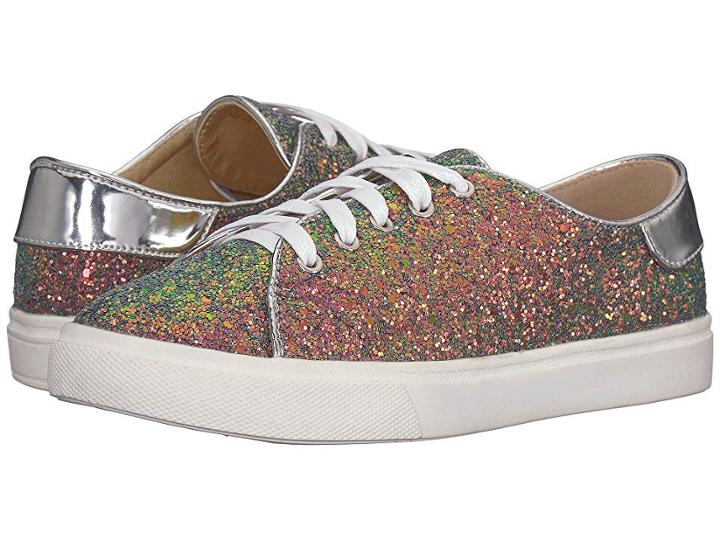 Yosi Samra Kids Miss Bowery (toddler/little Kid/big Kid) (green Multi Iridescent Glitter) Girls Shoes