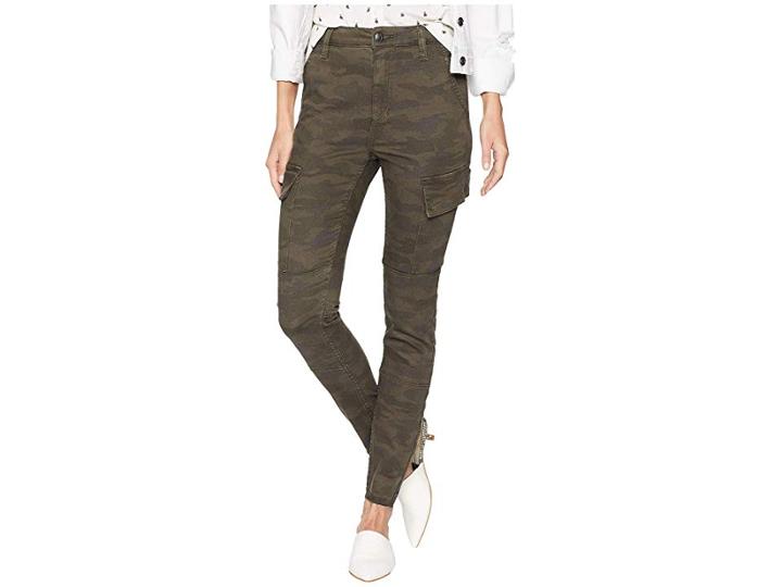 Joe's Jeans Charlie Ankle Cargo In Green Camo (green Camo) Women's Jeans