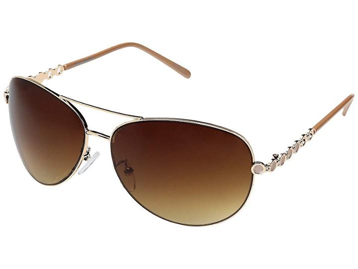 Steve Madden Lynn (rose Gold) Fashion Sunglasses