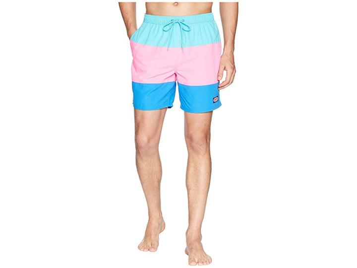 Vineyard Vines Pieced Chappy Swim Trunks (turquoise) Men's Swimwear