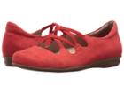 Earth Clare Earthies (spicey Red Premium Suede) Women's  Shoes
