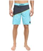 O'neill Hyperfreak Oblique 3 Boardshorts (turquoise) Men's Swimwear