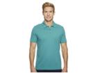 Perry Ellis Micro Print Pima Cotton Polo Shirt (green Blue) Men's Clothing