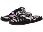 M&f Western Kids Sequin Flip Flop Slippers (toddler/little Kid/big Kid) (zebra) Girls Shoes