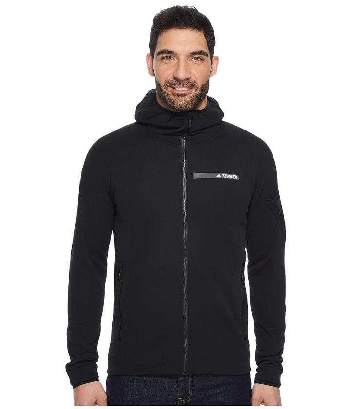 Adidas Outdoor Terrex Climaheat Ultimate Fleece Jacket (black) Men's Coat