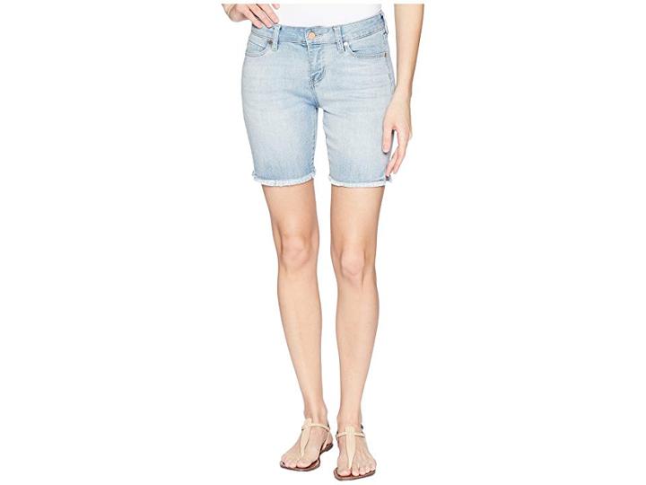Liverpool Corine Shorts Fray Hem W/ Slit In Mandalay Light (mandalay Light) Women's Shorts