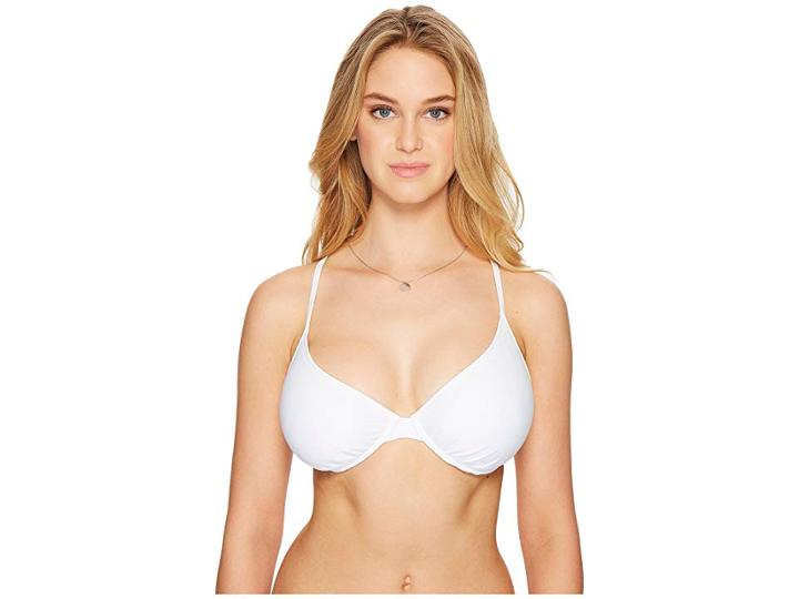 Body Glove Smoothies Solo Underwire Top D-dd-e-f Cup (white) Women's Swimwear