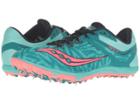 Saucony Havok Xc Spike (teal/vizi Coral) Women's Track Shoes
