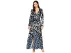 Hale Bob Cover Story Silk/rayon Velvet Burnout Aurora Dress (gray) Women's Dress