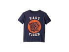Chaser Kids Extra Soft Cotton Easy Tiger Print Short Sleeve Tee (toddler/little Kids) (avalon) Boy's T Shirt