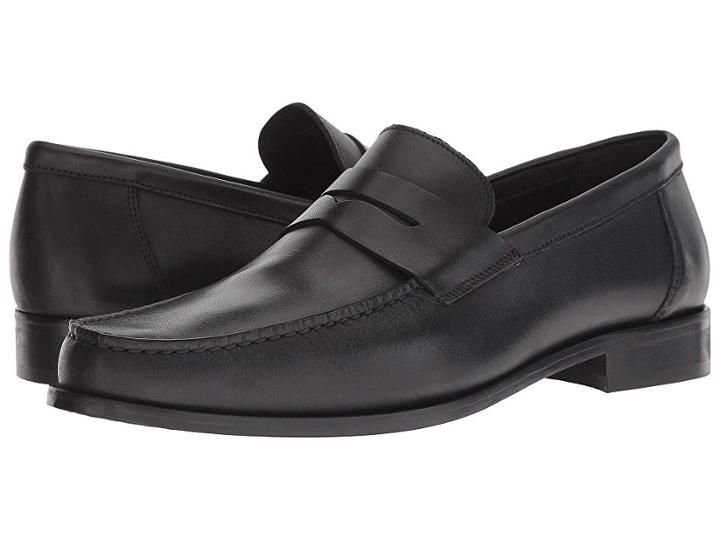 Bruno Magli Pecan (black) Men's Dress Flat Shoes