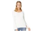 Bcbgmaxazria Zoee Wide Rib Off The Shoulder Pullover (gardenia) Women's Sweater