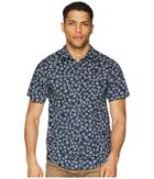 Billabong Sunday Mini Short Sleeve Shirt (navy) Men's Short Sleeve Button Up