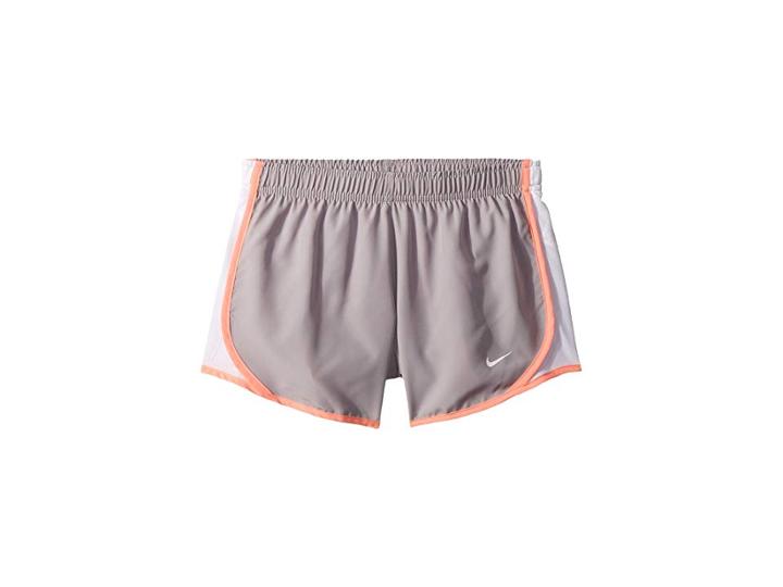 Nike Kids Dry Tempo Running Short (little Kids/big Kids) (atmosphere Grey/white/white) Girl's Shorts