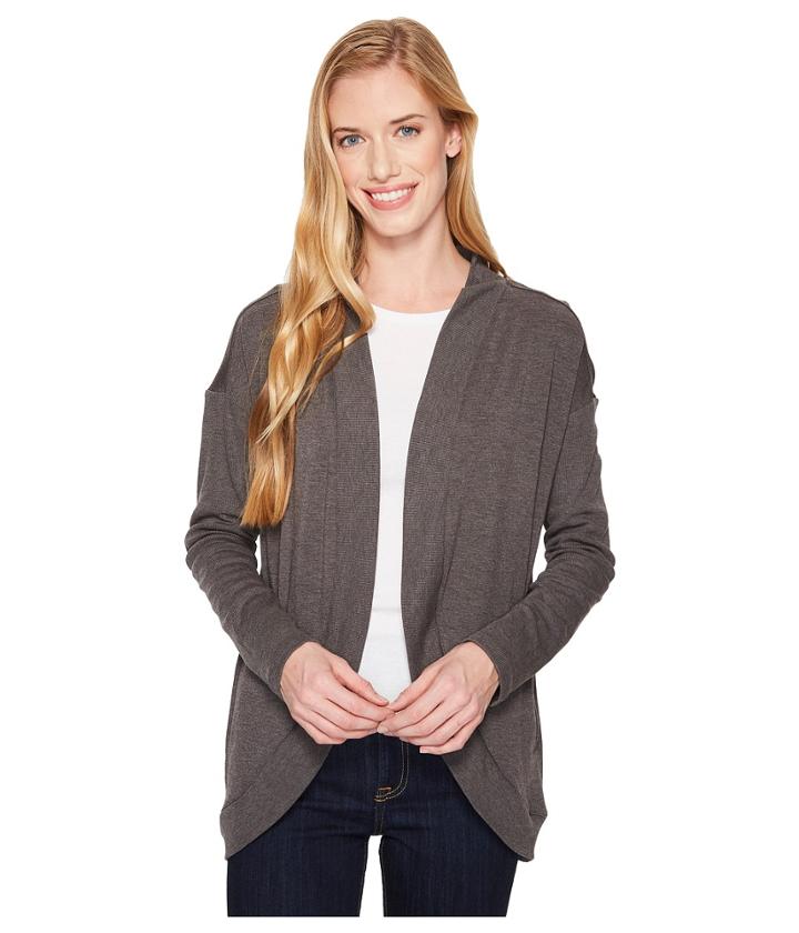 Royal Robbins Calistoga Cardi (charcoal Heather) Women's Sweater