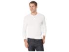 Lucky Brand Burnout Thermal Solid Tee (snow White) Men's Clothing