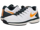 Nike Air Zoom Prestige (white/orange Peel/midnight Spruce) Women's Tennis Shoes
