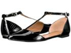 Calvin Klein Ghita Flat (black Patent) Women's Dress Flat Shoes