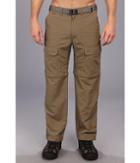 White Sierra Trail Convertible Pant (bark) Men's Casual Pants