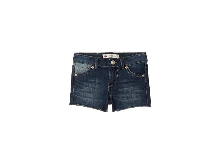 Levi's(r) Kids Altered Denim Shorty Shorts (toddler) (ocean Side) Girl's Shorts