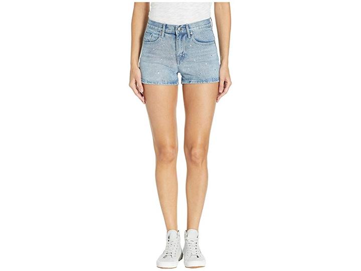 Juicy Couture Crystal Denim Shorts (surfrider Wash) Women's Shorts