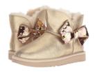 Ugg Mini Sequin Bow (gold) Women's Pull-on Boots
