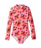 Billabong Kids Bella Beach Bodysuit (little Kids/big Kids) (tahiti Pink) Girl's Swimsuits One Piece