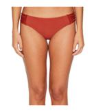 Body Glove Smoothies Ruby Low Rise Bottom (terracotta) Women's Swimwear