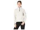 Billabong Boundary Mock 1/2-zip Fleece Top (oatmeal) Women's Fleece