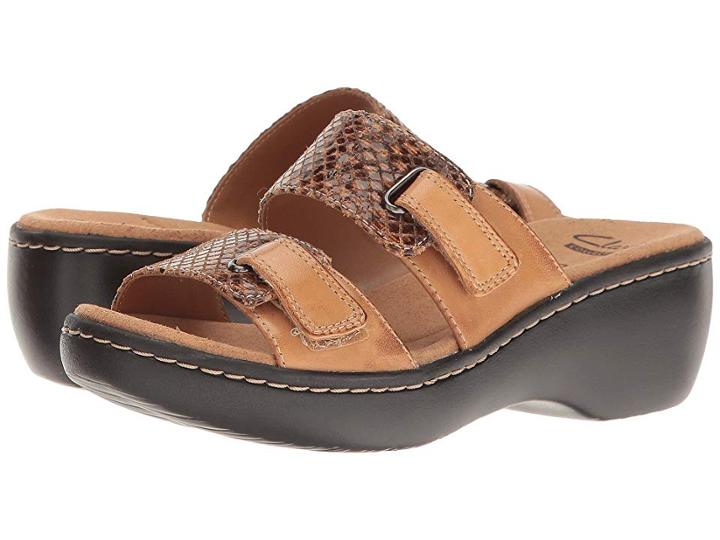 Clarks Delana Fenela (light Tan Leather) Women's Shoes