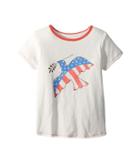 Peek Peace Dove Tee (toddler/little Kids/big Kids) (white) Girl's T Shirt