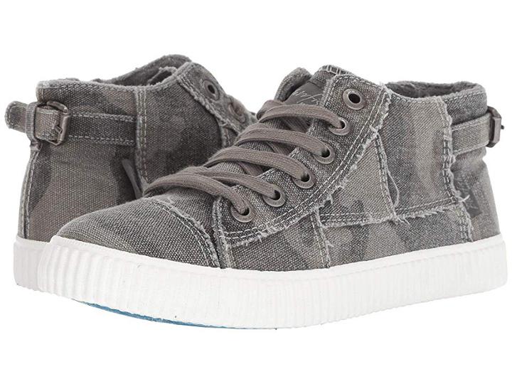 Blowfish Cora (grey Camoflauge Canvas) Women's Lace Up Casual Shoes