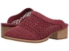 Sbicca Vision (berry) Women's Clog Shoes