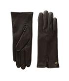 Cole Haan Deerskin Single Point Gloves (mahogany) Dress Gloves