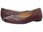 Naturalizer Gilly (bordo Leather) Women's Flat Shoes